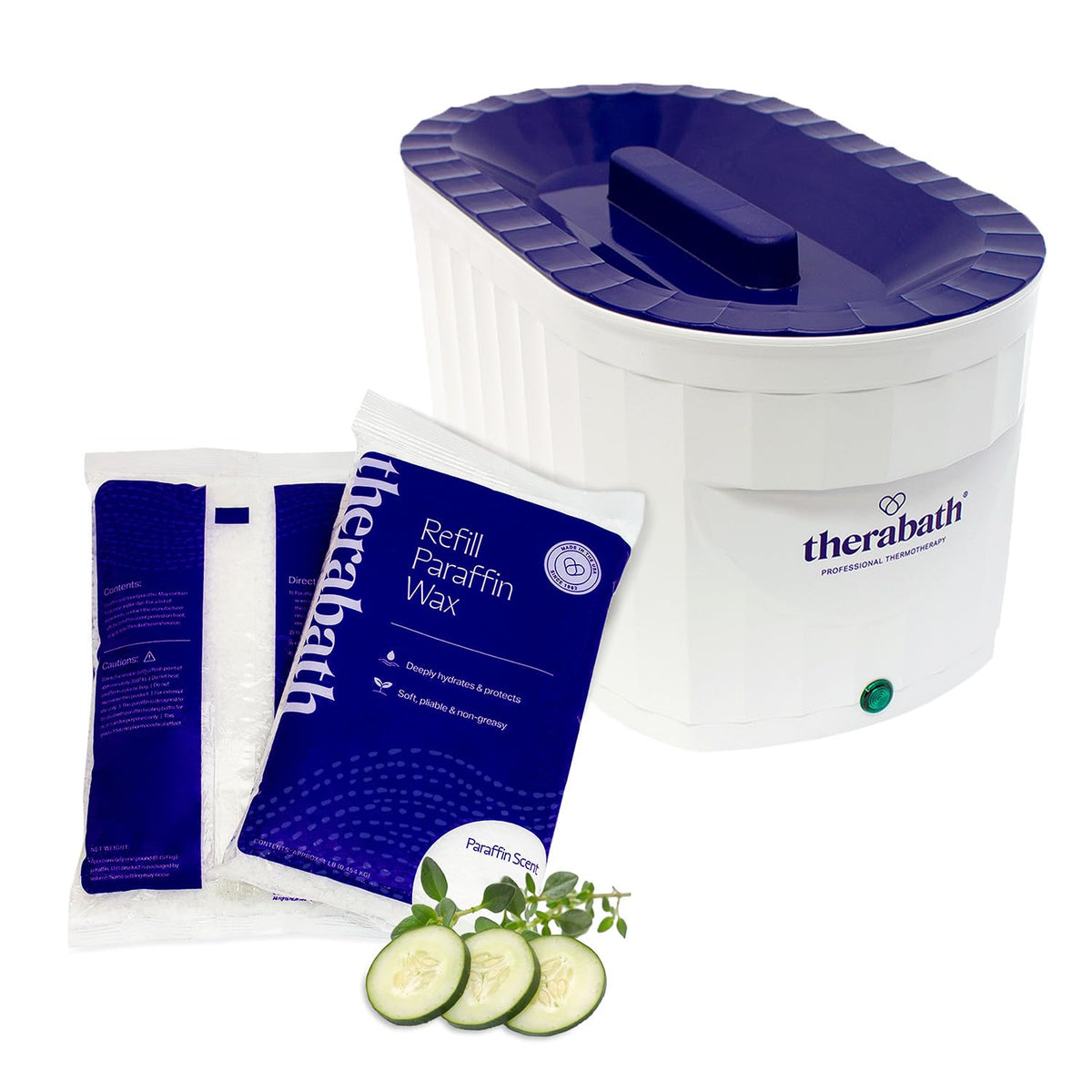 Therabath Paraffin Wax Bath - 6 Lb Cucumber Melon - Heat Therapy For Arthritis & Muscle Stiffness