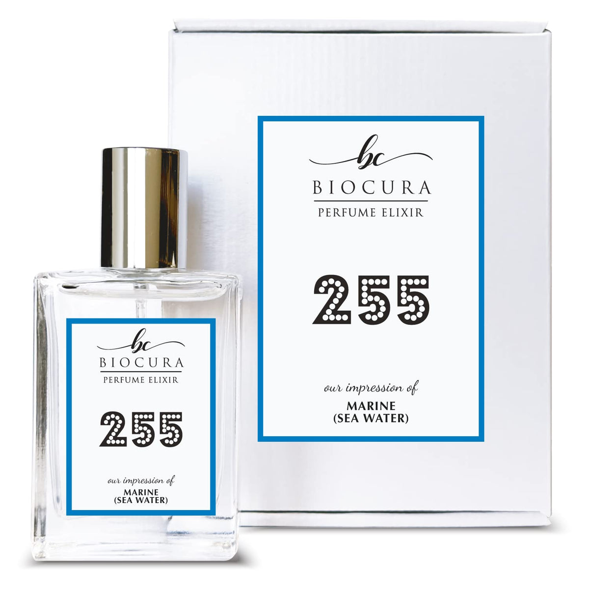 Biocura Bc Perfume 255 Eau De Parfum Spray 1.7 Fl Oz - Marine Sea Water Inspired Fragrance For All