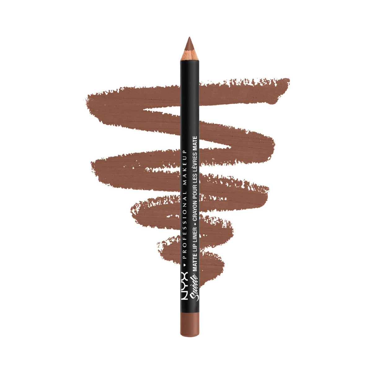 NYX Suede Matte Lip Liner - Vegan, Cape Town Nude Sand, 0.04 oz - Professional Makeup