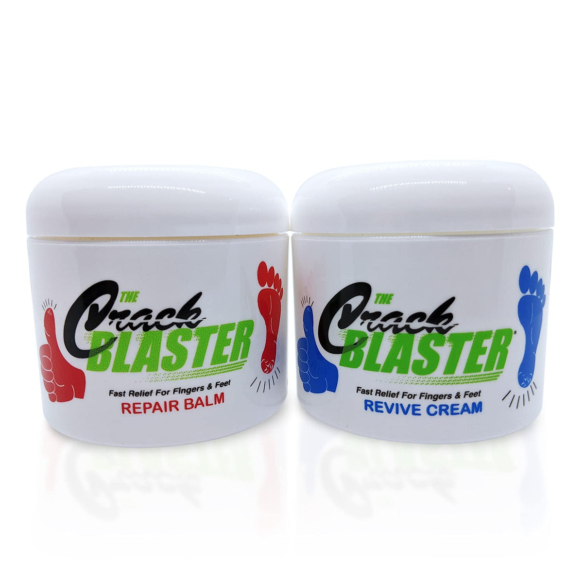 Merino Skin Care USA Crack Blaster Repair Balm & Cream for Cracked Skin - 3.5 oz (Pack of 2)