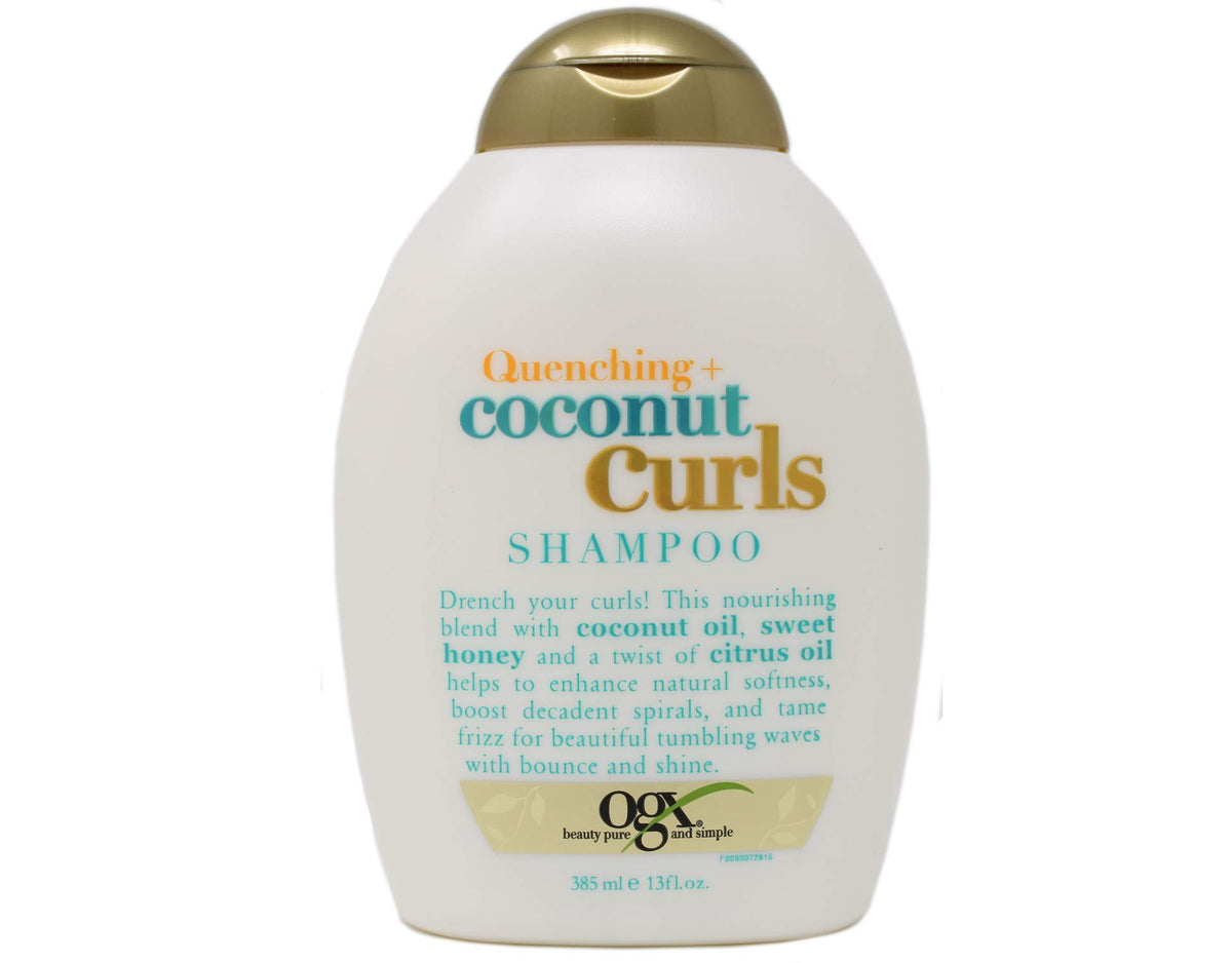 Ogx Organix Quenching Plus Curls Coconut Shampoo, 13 Ounce - Moisturizing Hair Care