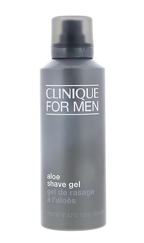 Clinique M Shave Aloe Gel For Men, 4.2 Fl Oz - Soothing Shaving Gel For Smooth Skin