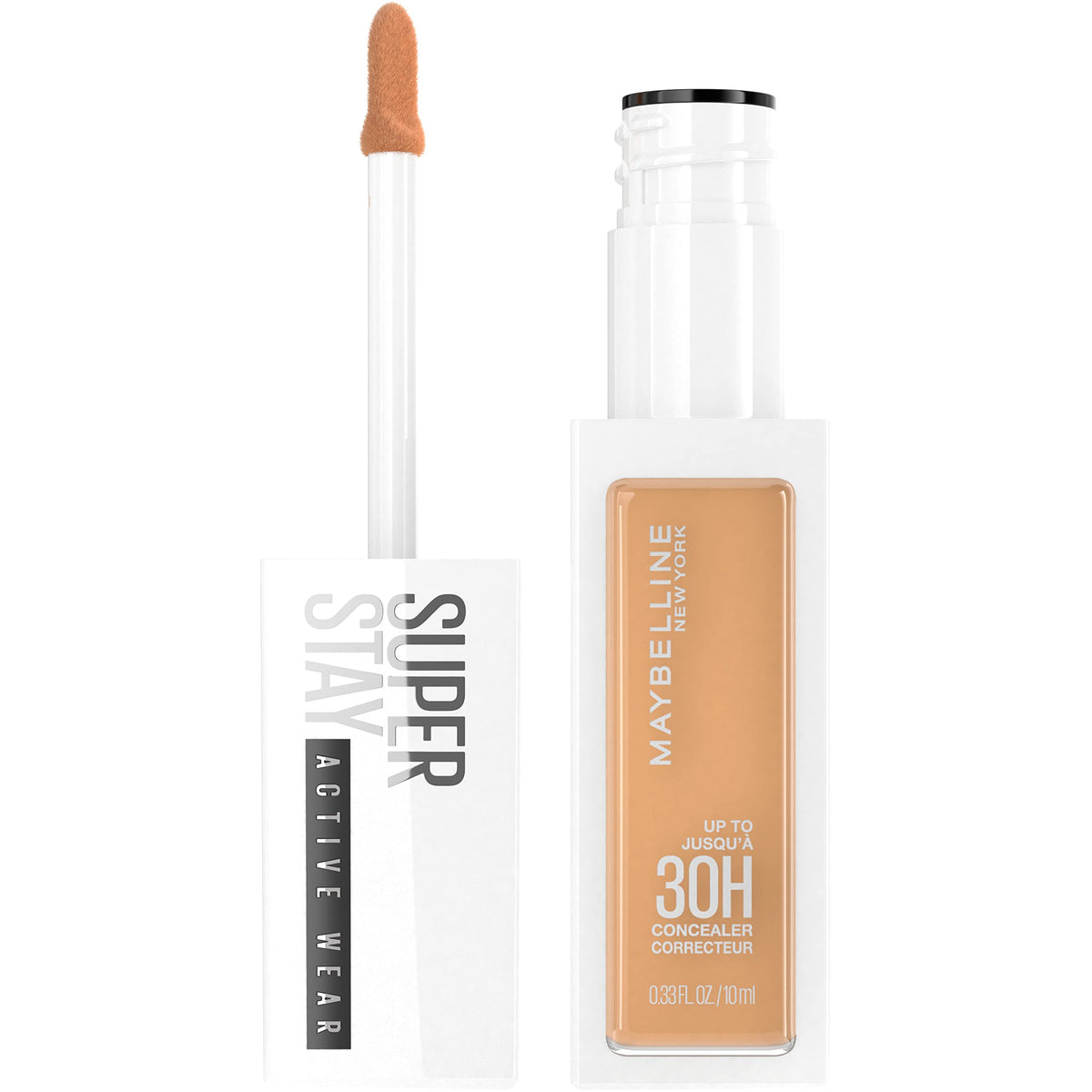 Maybelline Super Stay Liquid Concealer, Full Coverage, 30 Hour Wear, Oil-Free, 0.33 Fl Oz