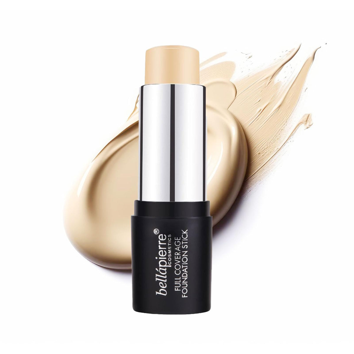 Bellapierre Mineral Foundation Stick - Full Coverage, Matte Finish, Cruelty Free, 0.35 Oz - Light