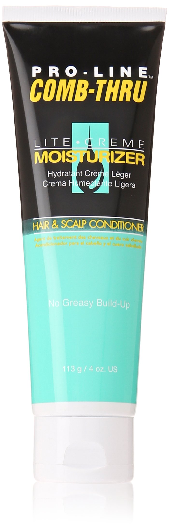 Pro-Line Comb Thru Lite Creme Conditioner For Men - 4 Ounce, Lightweight, Moisturizing Formula