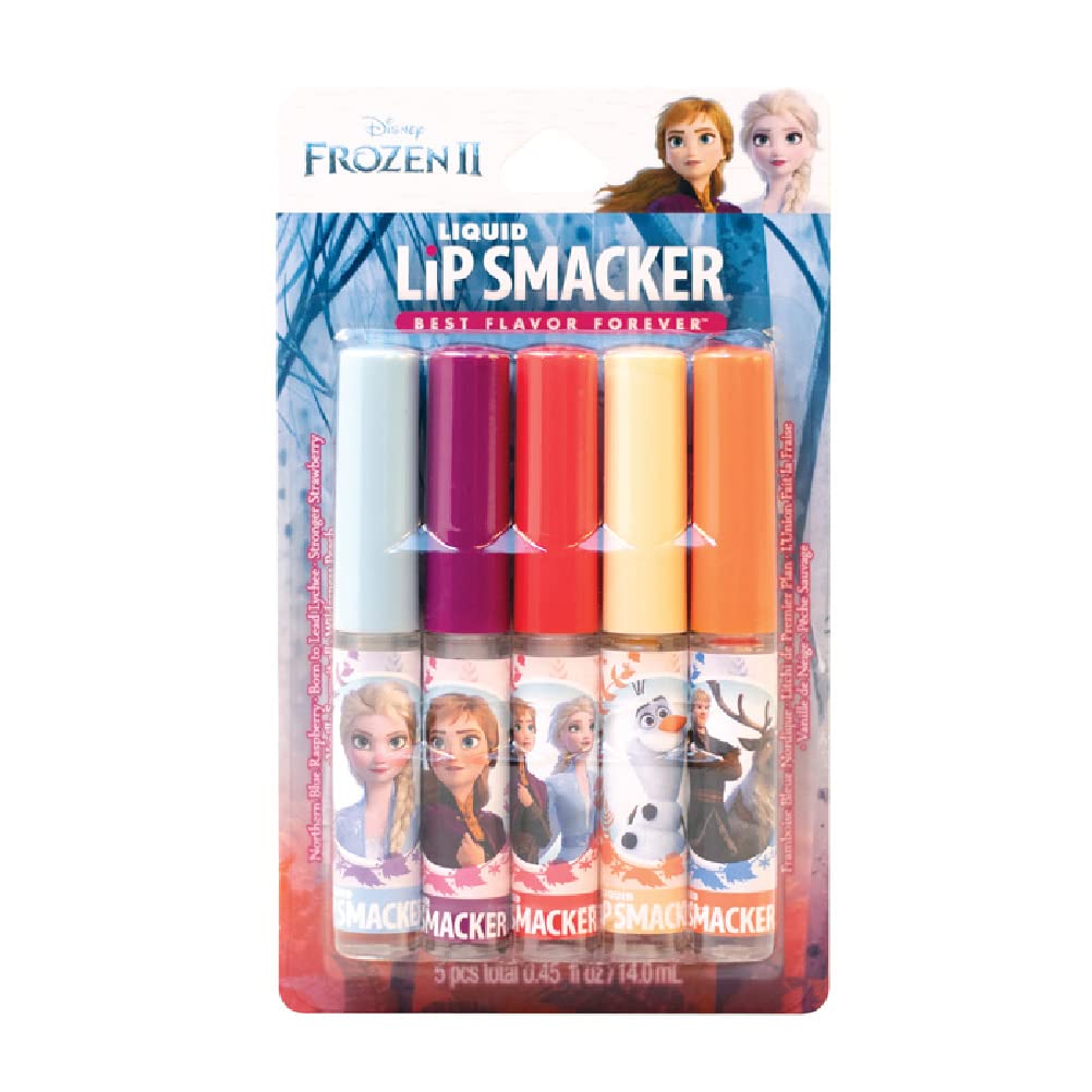 Lip Smacker Frozen 2 Lip Balm Party Pack - Set Of 5 | Moisturizing Gift For Kids & Adults