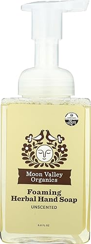 Moon Valley Organics Liquid Soap, Unscented, 8.8 Oz - Gentle Hand Cleanser