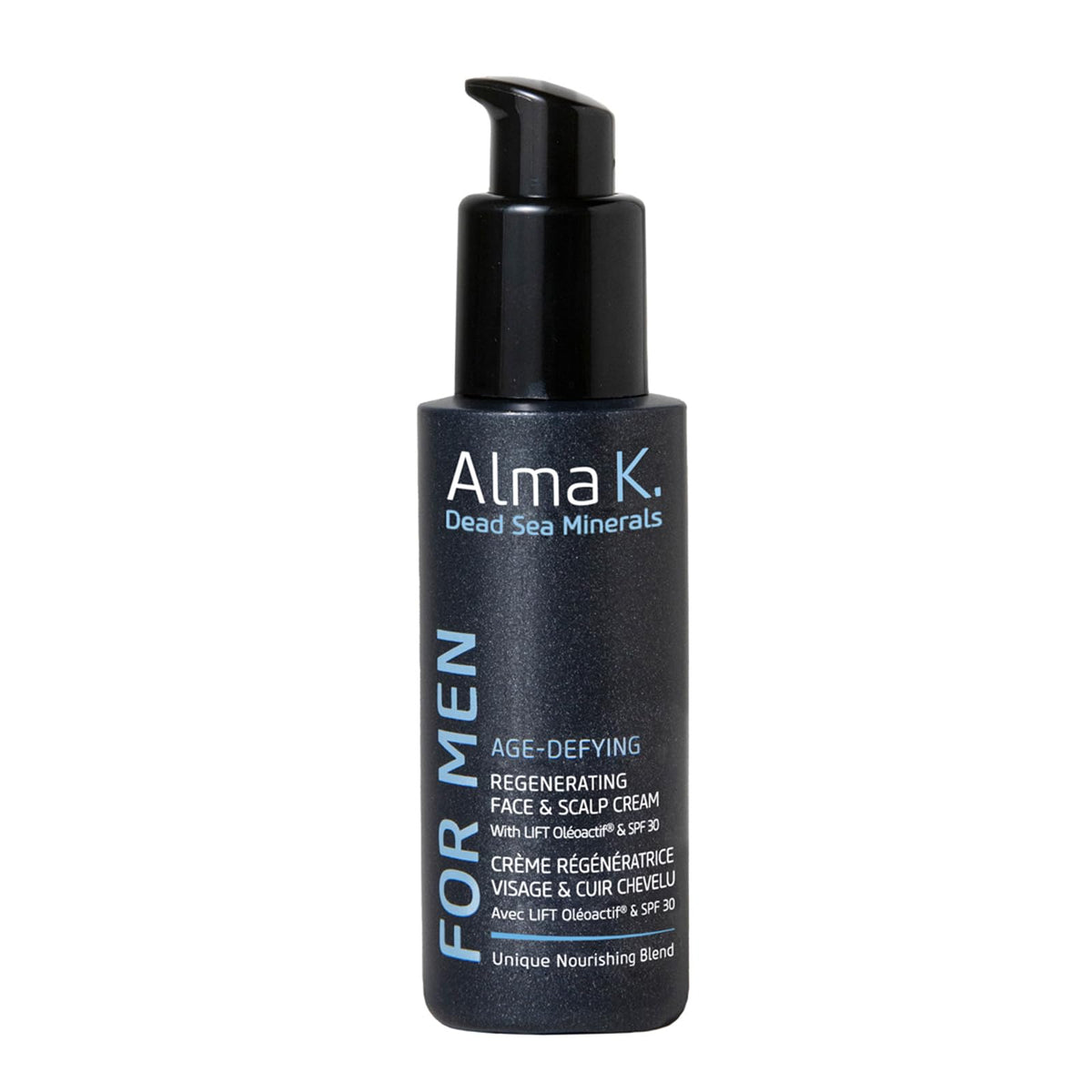 Alma K Age Defying Face & Scalp Cream Spf 30 - Daily Moisturizer For Men, 2 Oz