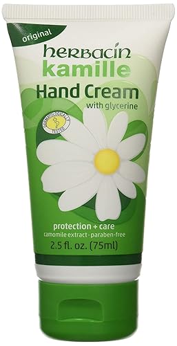 Herbacin Kamille Hand Cream 2.5 Fl Oz (Pack Of 3) - Moisturizing Skin Care For Dry Hands