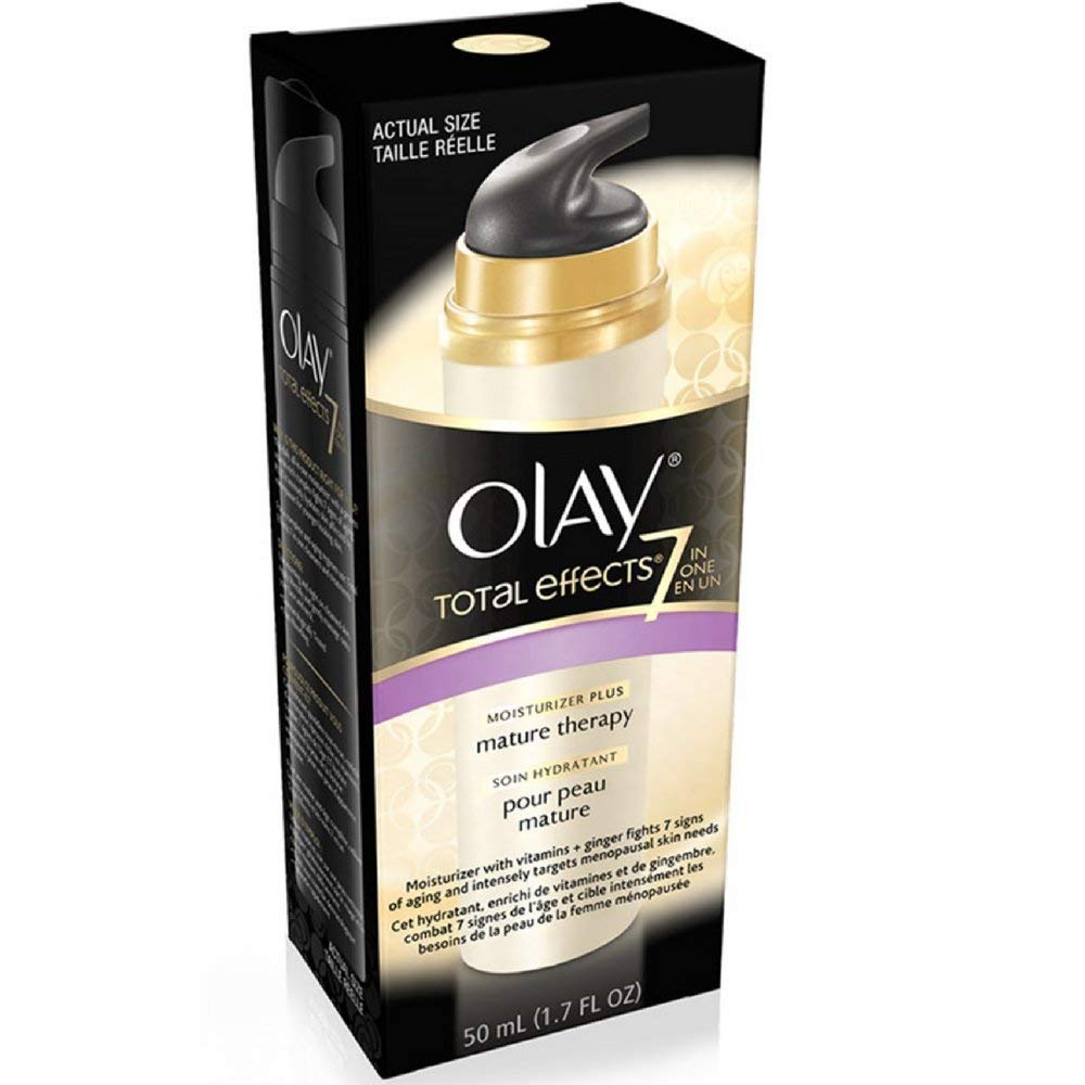 Olay Total Effects 7-In-1 Moisturizer For Mature Skin, 1.7 Oz, Pack Of 3