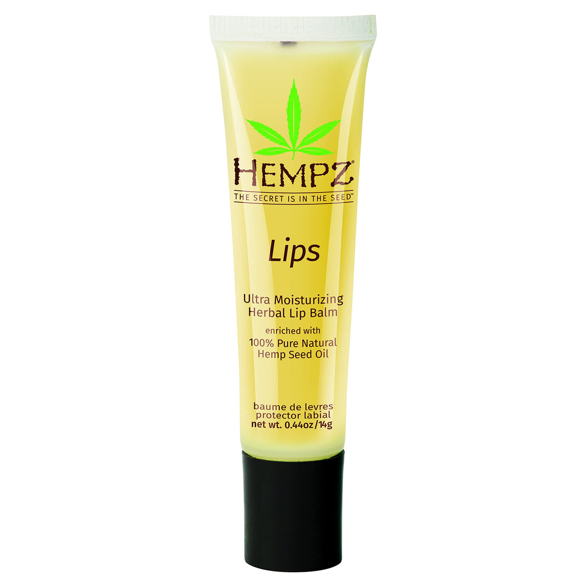 Hempz Herbal Ultra Moisturizing Lip Balm - Hydrating Lip Treatment With Natural Hemp Seed Oil, 0.44 Oz