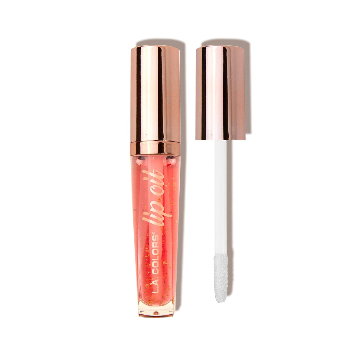 L.A. Colors Lip Oil - Tangerine Twist, Scented Hydrating Lip Treatment, 1 Count