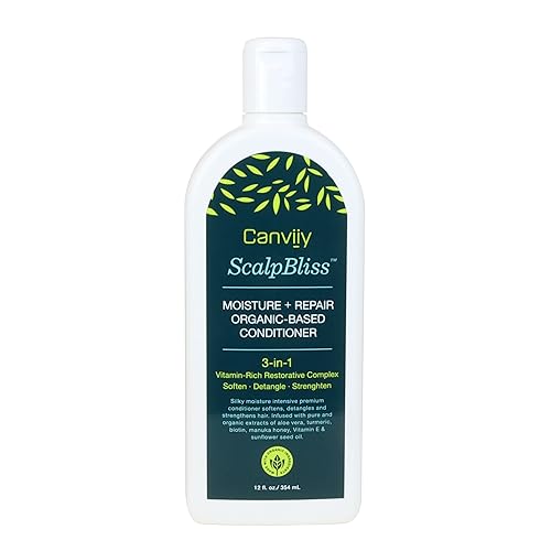 Canviiy Scalpbliss Moisture + Repair Conditioner, 12 Fl Oz - Reduces Breakage, Softens Hair