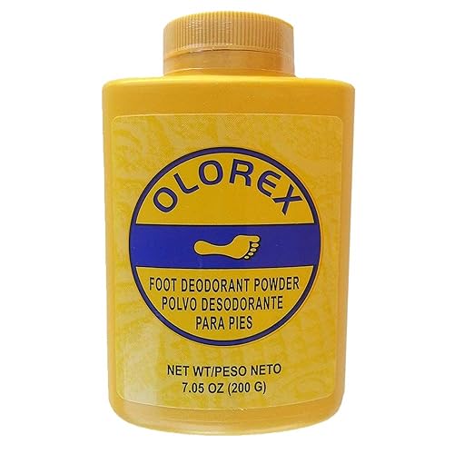 Olorex Foot Deodorant Powder - 7.05 Ounce For Fresh, Odor-Free Feet