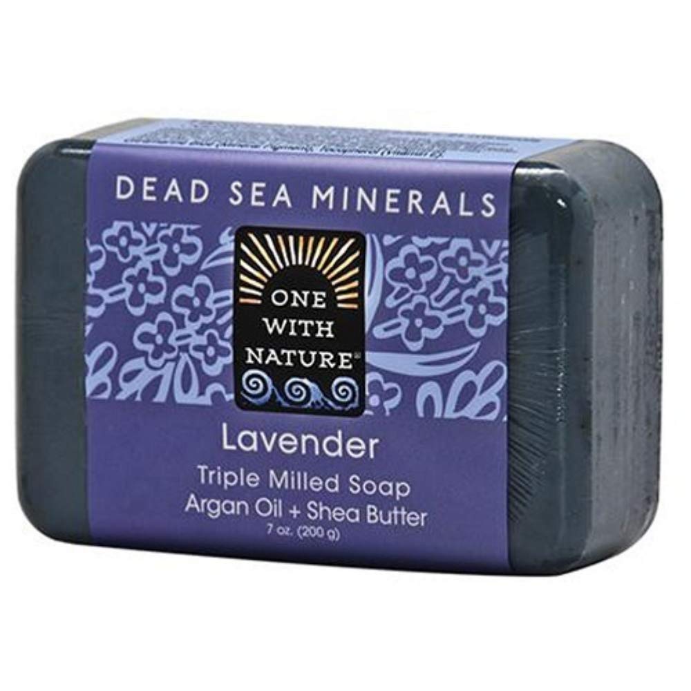 One With Nature Naked Lavender Bar Soap, 96 Fl Oz - Natural Moisturizing Cleanser