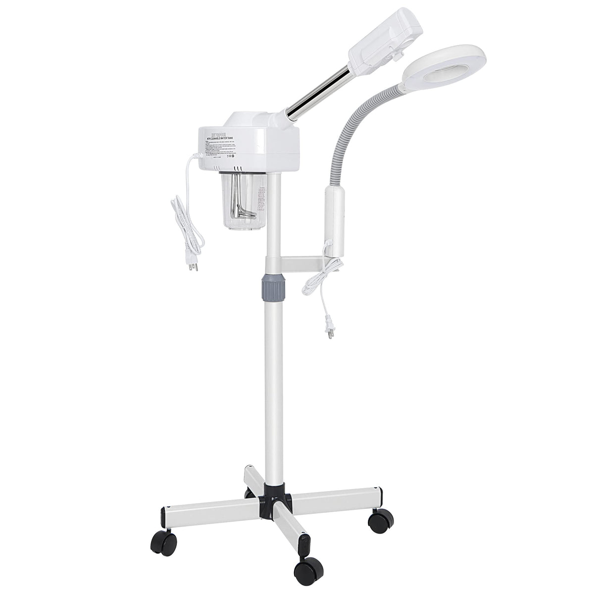 Nova Microdermabrasion Professional 2 in 1 Facial Steamer for Face Deep Cleaning Ozone Face Steamer with 5X Magnifying Lamp Hot 