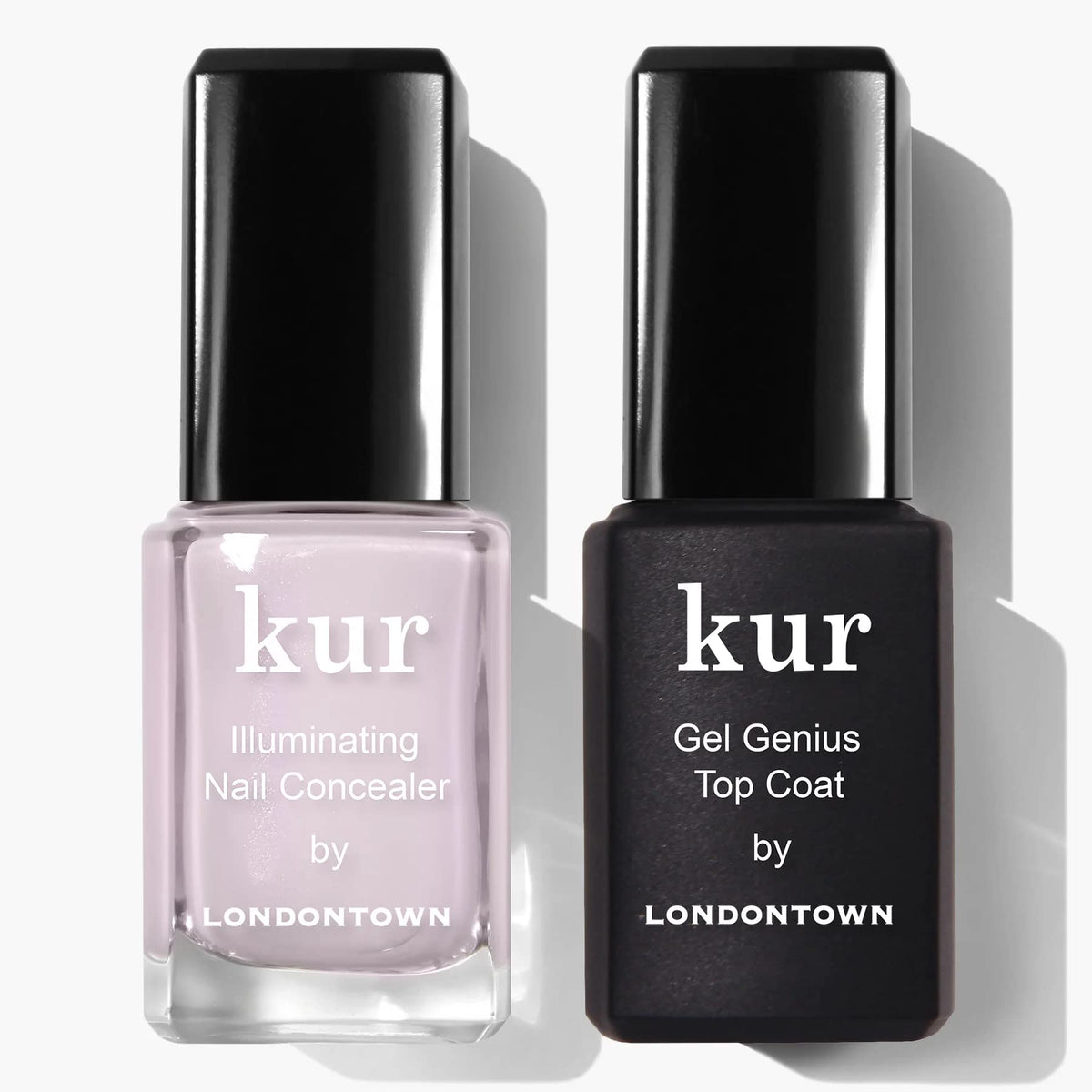 Londontown Pink Nail Conceal & Go Duo Set With Illuminating Concealer & Top Coat, 0.4 Fl Oz