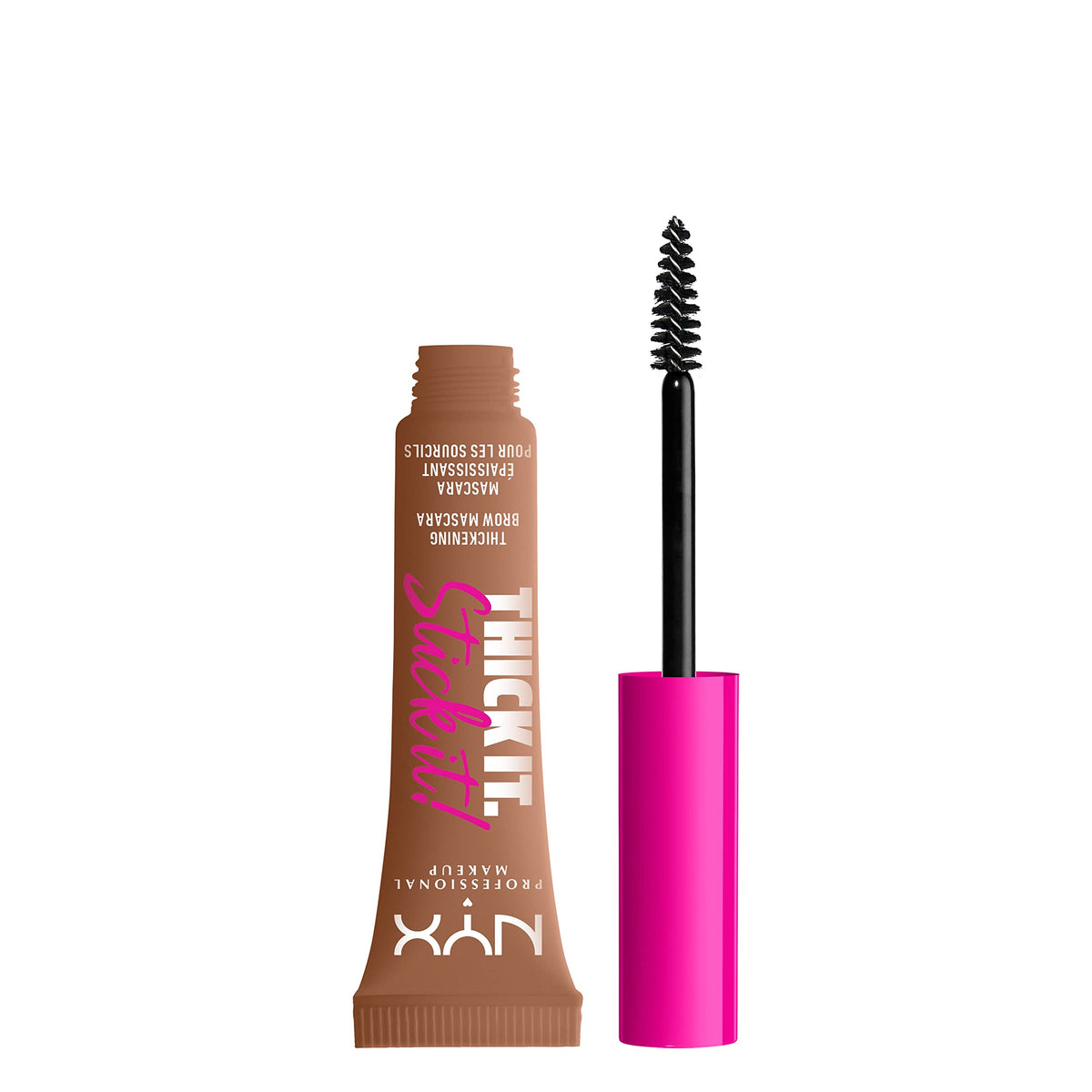 Nyx Thick It Stick It Brow Mascara Gel - Auburn, 0.23 Fl Oz - Thickening Eyebrow Gel