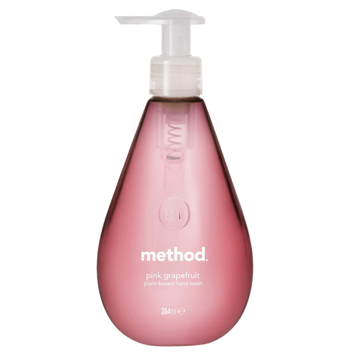 Method Gel Hand Wash, Pink Grapefruit, Biodegradable, 12 Fl Oz - Eco-Friendly Cleanser