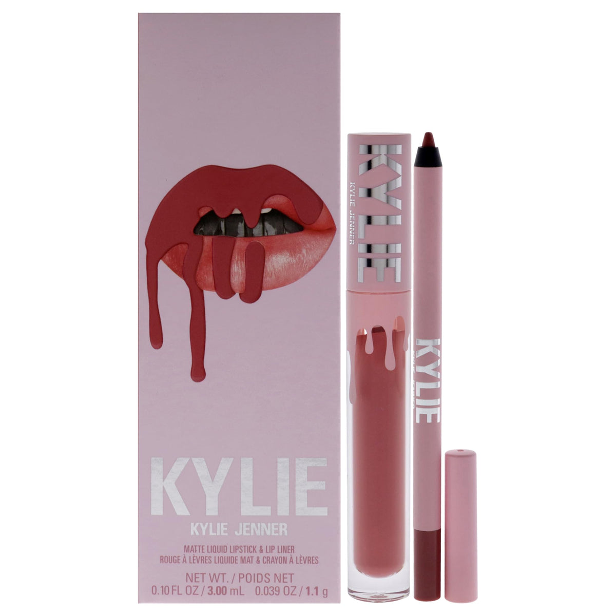 Kylie Cosmetics Matte Lip Kit 704 Sweater Weather - 2 Pc Liquid Lipstick & Lip Liner