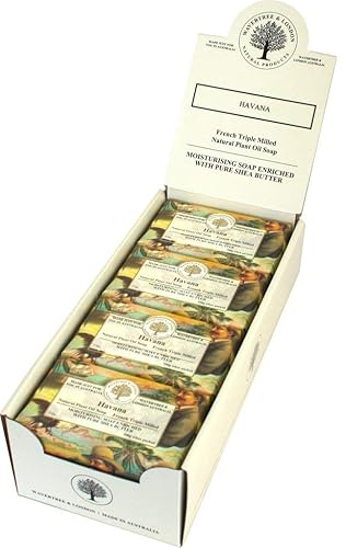 Wavertree & London Havana Scented Soap - 8 Bars, 7Oz Moisturizing Triple Milled With Shea Butter