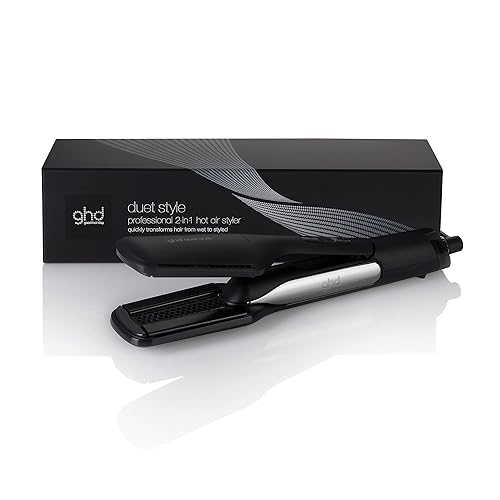 Ghd Duet Style 2-In-1 Flat Iron Hair Straightener & Dryer - Black Ceramic Hot Air Styler