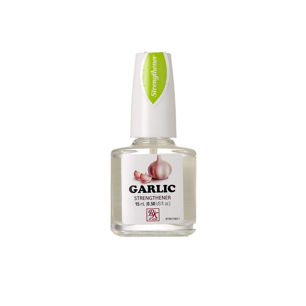 Ruby Kisses Garlic Nail Strengthener - Nail Growth & Repair Treatment, 0.5 Fl Oz