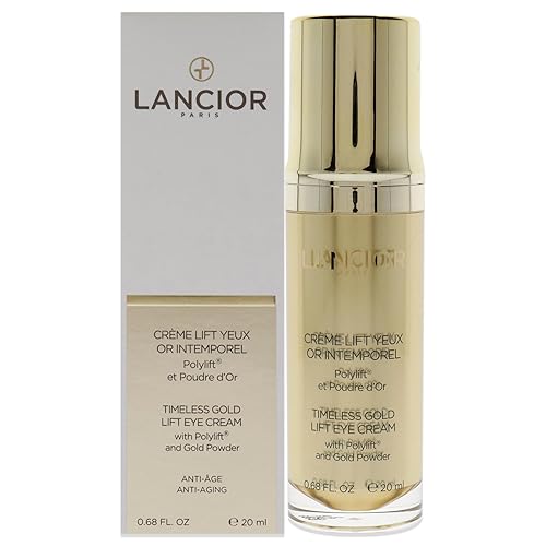 Lancior Paris Timeless Gold Lift Eye Cream - Anti-Aging, Brightening, 0.7 Oz