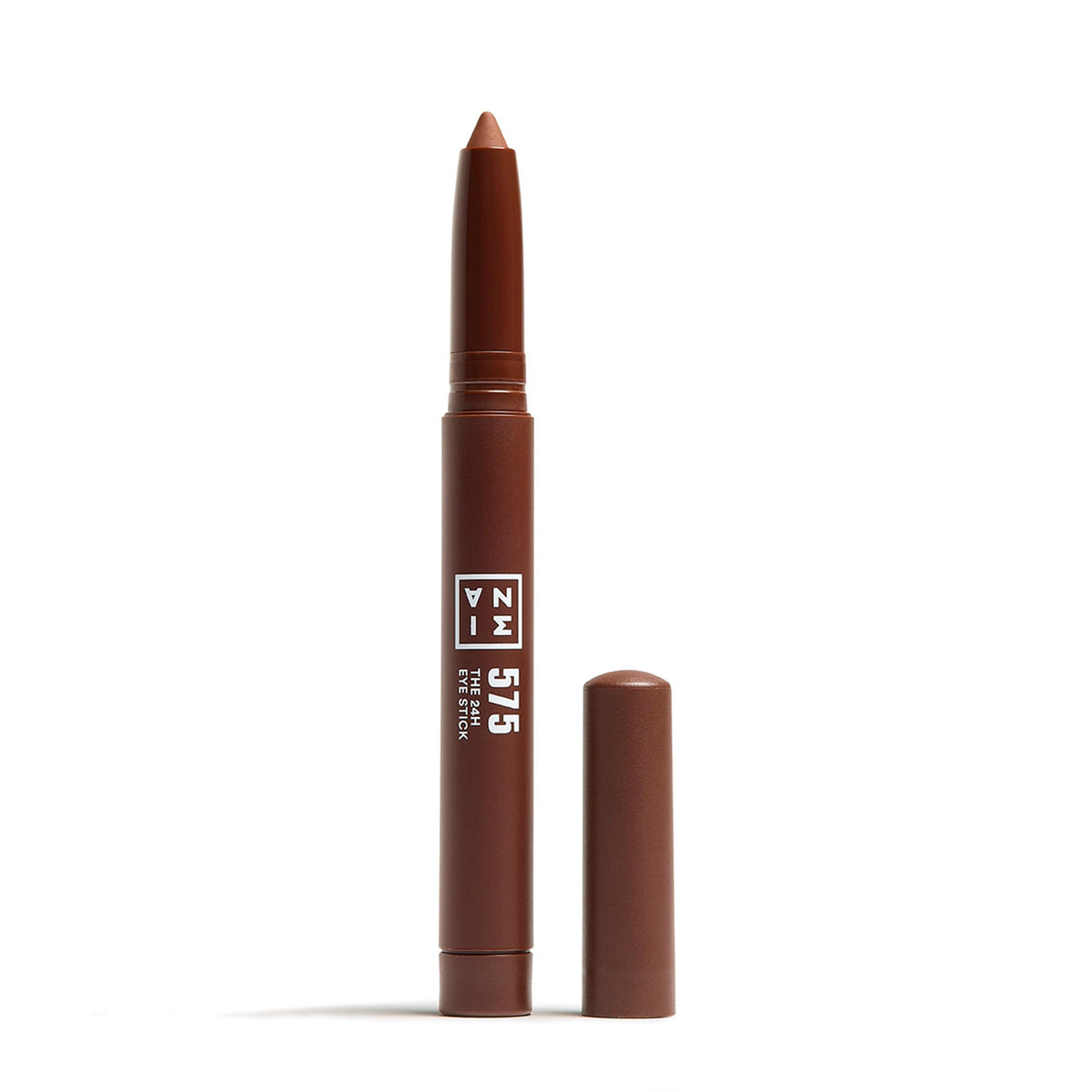 3Ina 24H Eye Stick - Waterproof Creamy Eyeshadow & Eyeliner, 575 Matte Brown, 0.05 Oz