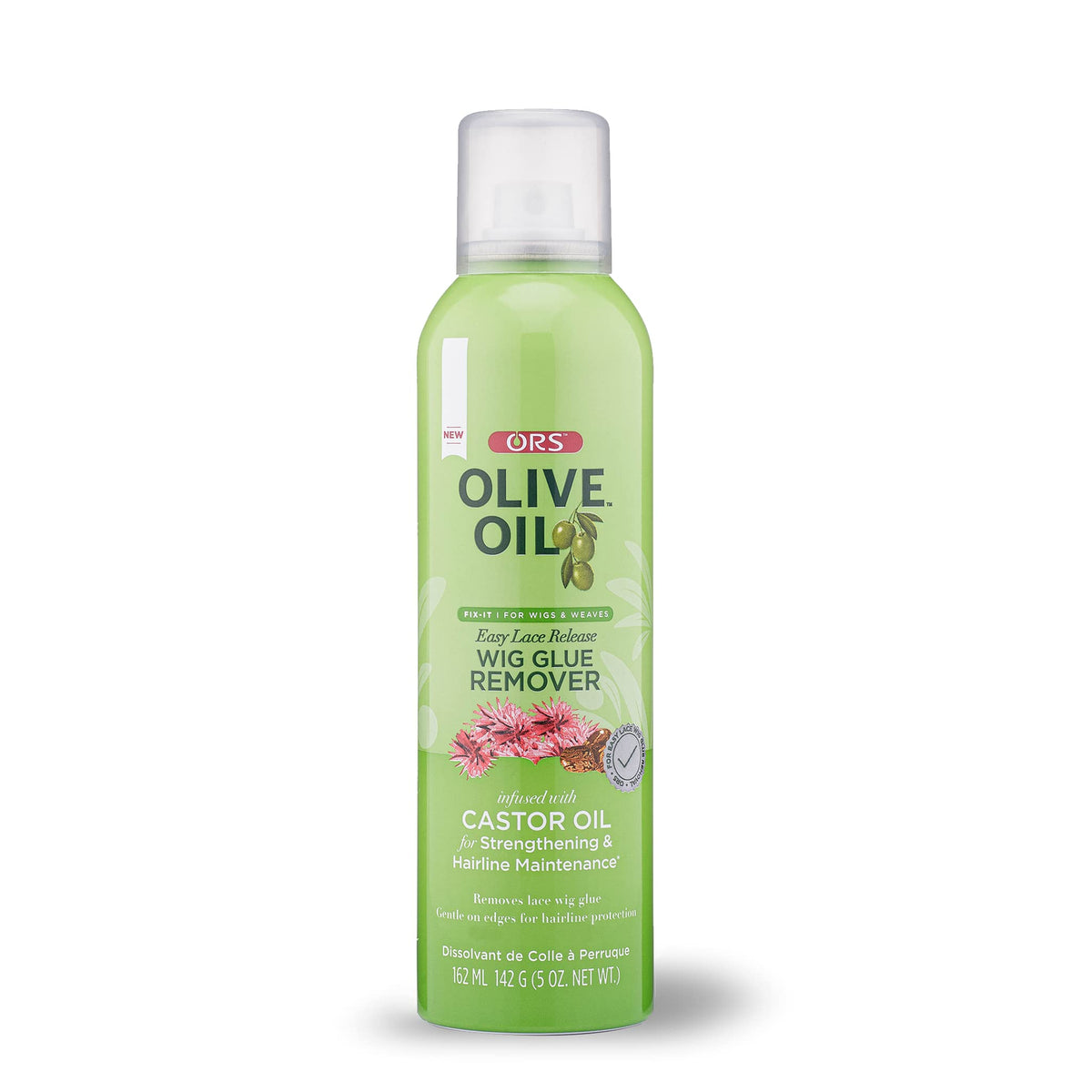 Ors Olive Oil Fix-It Wig Glue Remover With Castor Oil - Strengthens Hairline, 5 Oz