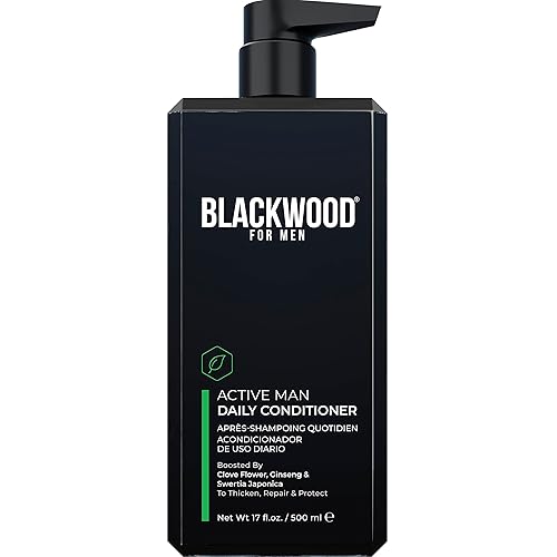 Blackwood For Men Active Man Daily Conditioner - Thickening Hair Loss & Dandruff Treatment, 17 Oz