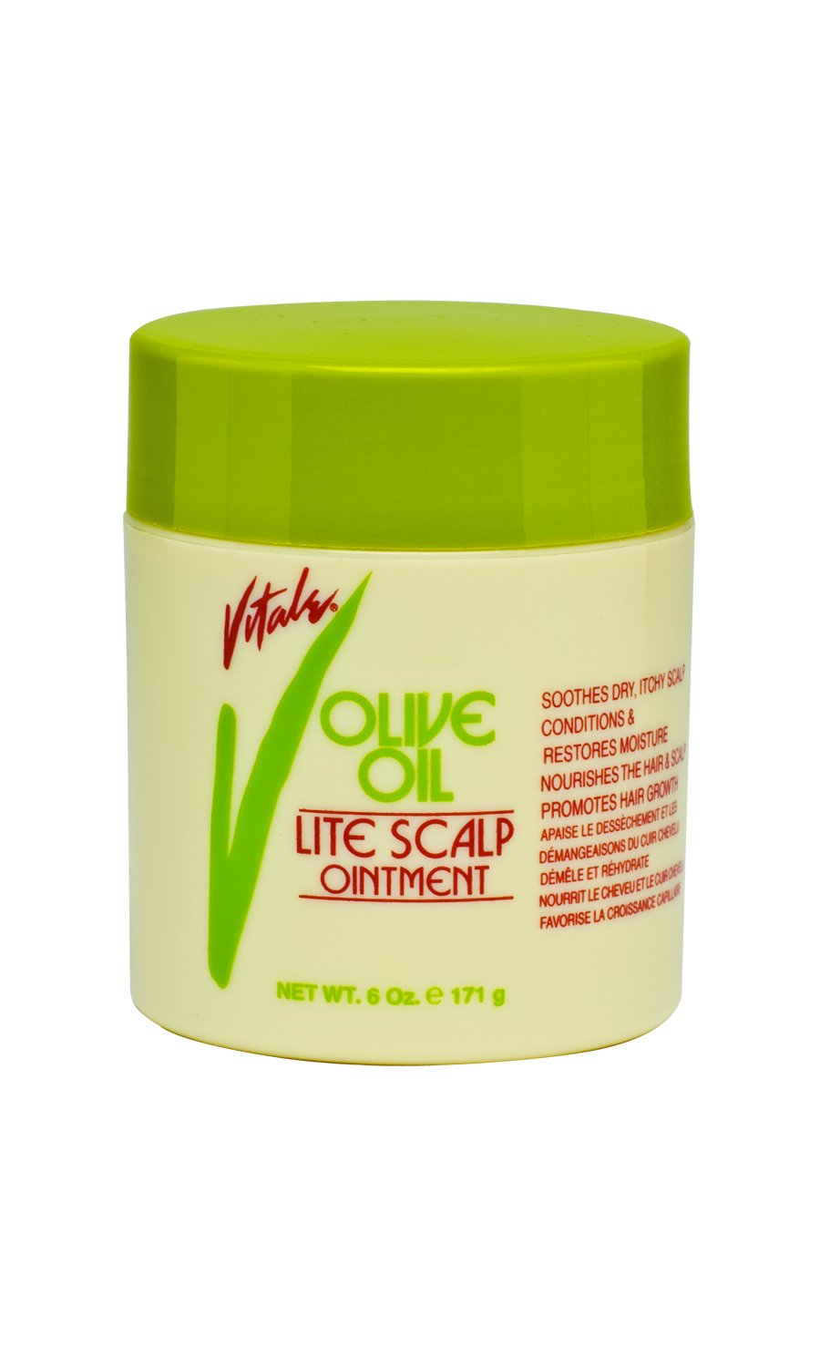 Vitale Vn21 Olive Oil Lite Scalp Ointment, Beige, 7 Ounce - Nourishing Hair Care