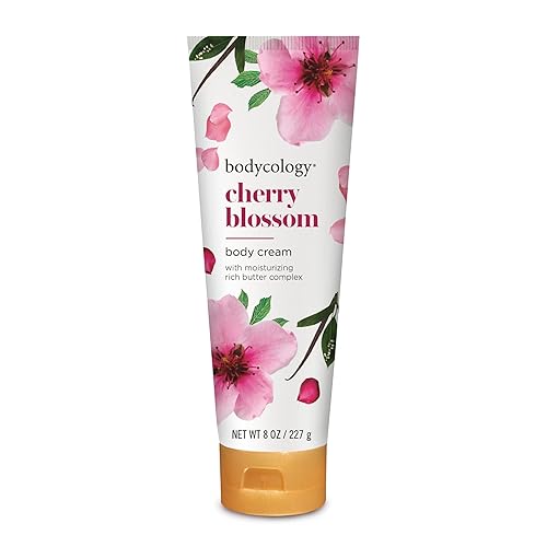 Bodycology Cherry Blossom Shea Butter Body Cream, 8 Oz - Moisturizing & Nourishing