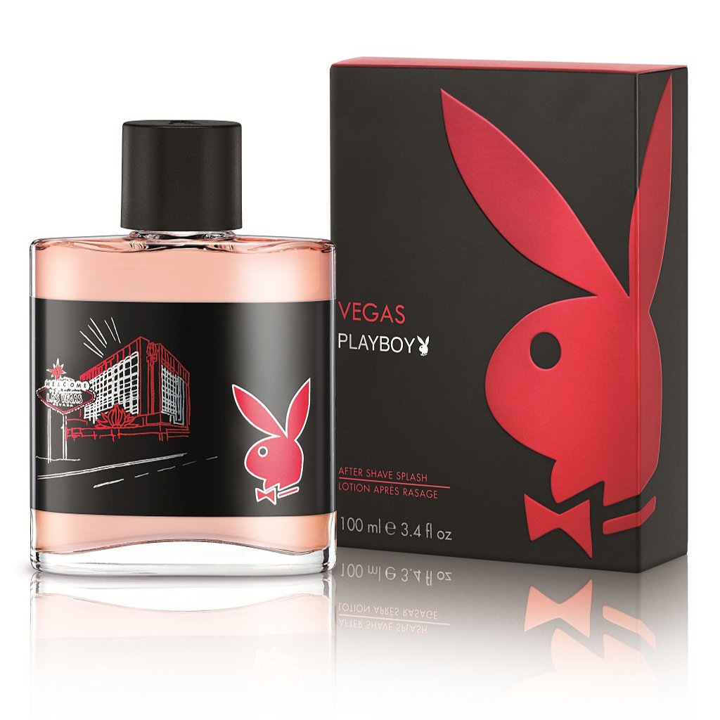 Playboy Aftershave Vegas 3.4 Fl Oz - Refreshing Men's Fragrance for Confidence and All-Day Freshness