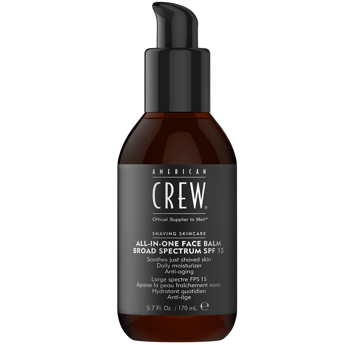 American Crew All-In-One Face Balm For Men, Spf 15, Soothing Cream, 5.7 Fl Oz