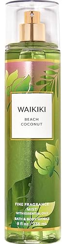 Bath & Body Works Fine Fragrance Mist 8 Fl Oz - Waikiki Beach Coconut Spray