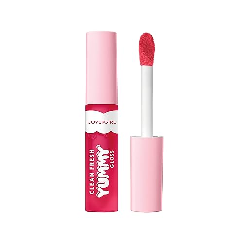 Covergirl Clean Fresh Yummy Gloss - Vegan Lip Gloss, Sheer, Natural Scents - You’Re Just Jelly