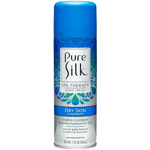 Pure Silk Spa Therapy Shave Cream For Women, 7.25 Oz - Ideal For Dry Skin