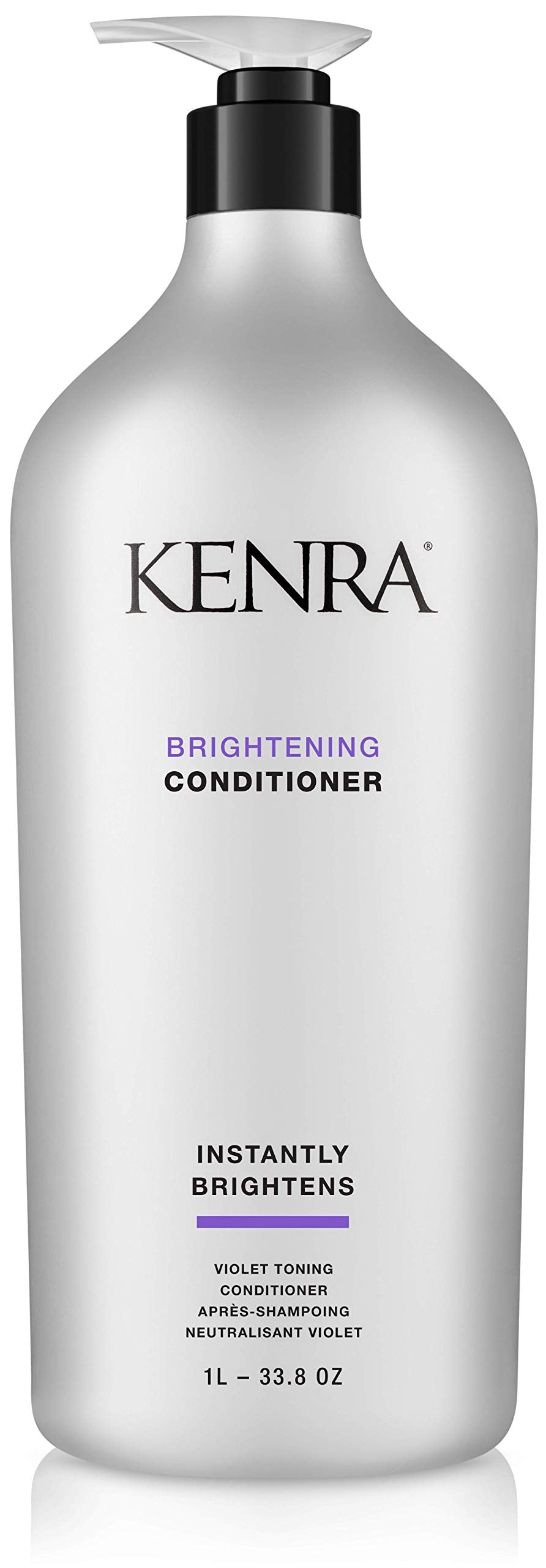 Kenra Brightening Conditioner  Eliminates Brassy Tones  PurpleViolet Conditioner for Blondes  Grays  Brunettes  all Hair Typ