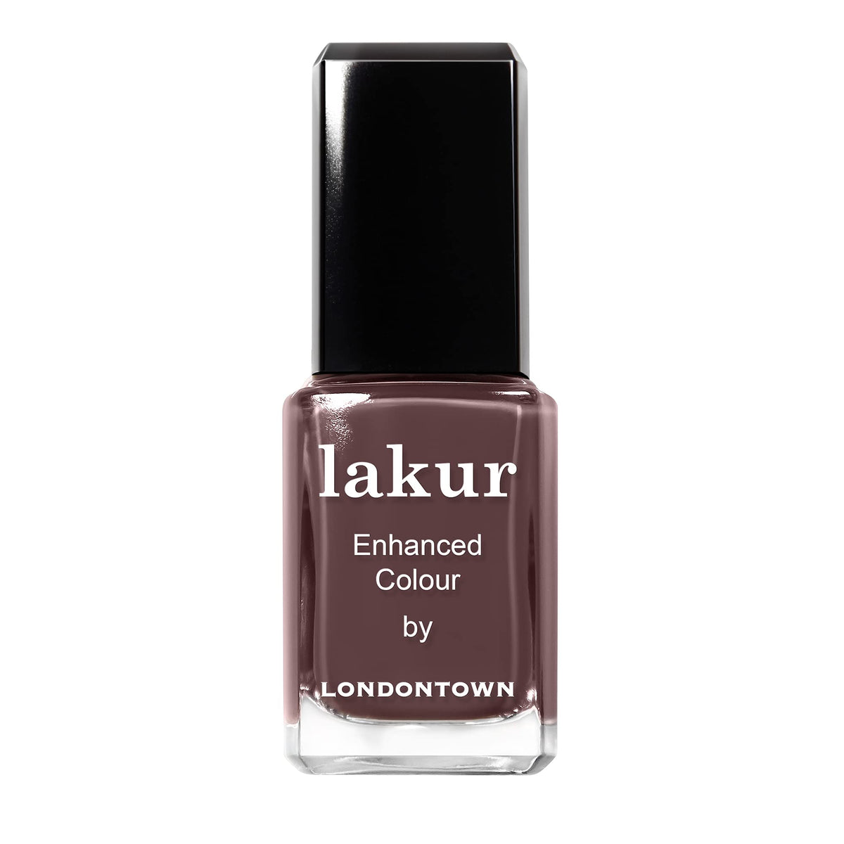 Londontown Vegan Chocolate Brown Nail Polish, Teak, Chip-Resistant, Long-Lasting, 0.4 Fl