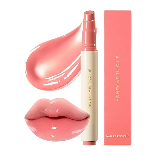 Nature Republic Honey Melting Lip Stick 02 Fig - Glossy Lip Balm & Tint, Korean Makeup