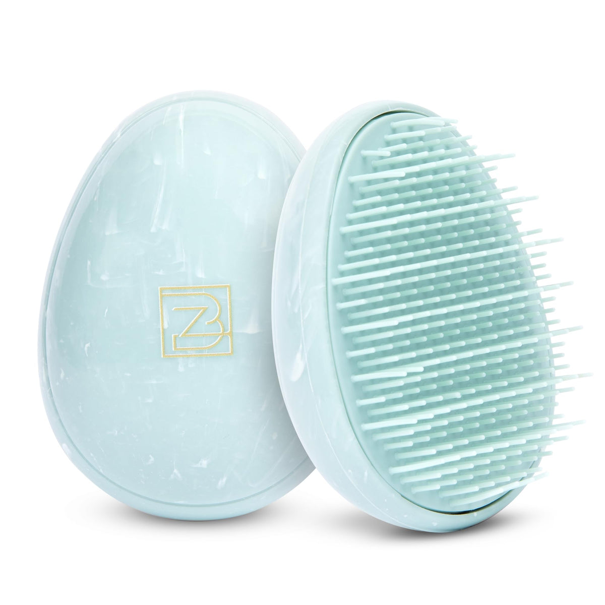 B To Z Edit Mini Hair Brush - Portable Scalp Massager For Thick, Curly, Straight, Wet, Dry Hair