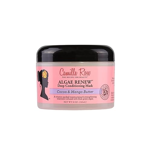 Camille Rose Algae Renew Deep Conditioning Hair Mask, 8 Oz - Strengthens & Moisturizes All Hair Types