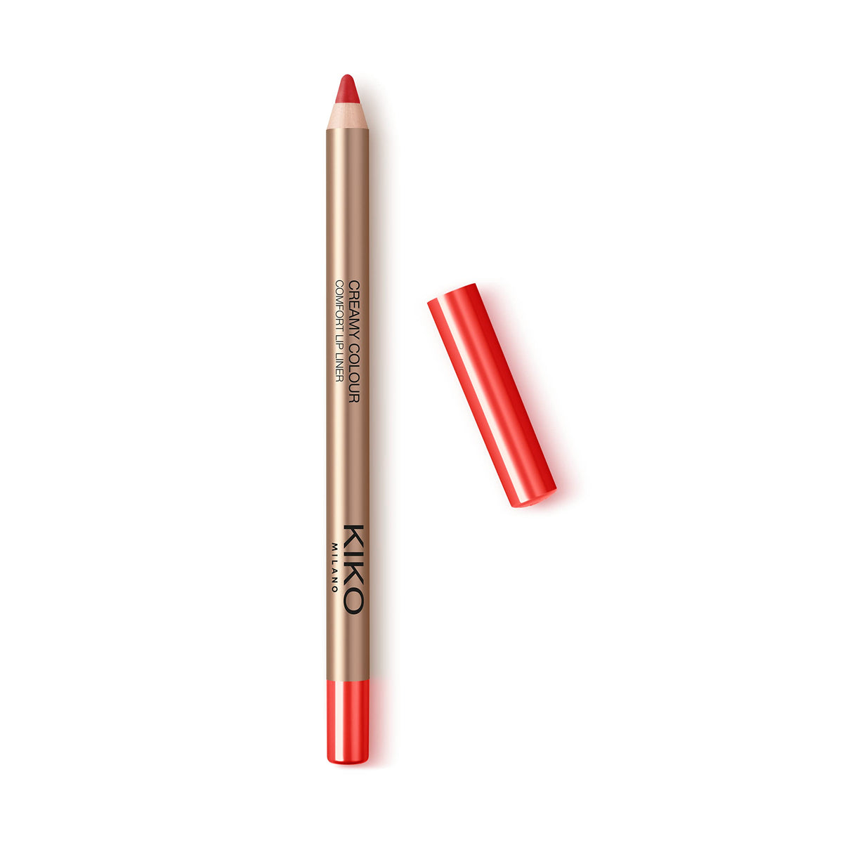 Kiko Milano Creamy Colour Comfort Lip Liner 17 - Long-Lasting Papaya Pencil, 1 Count