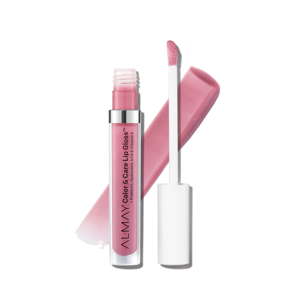 Almay Color & Care Hydrating Lip Gloss - 500 Sunrise Punch, 0.1 Fl Oz, Prebiotic Complex