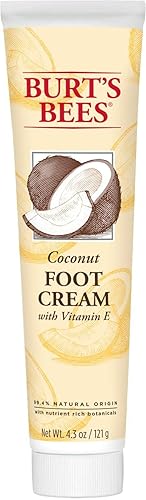 Burt'S Bees Coconut Oil Foot Cream, 4.34 Oz - Moisturizing, Nourishing, Dry Skin Relief