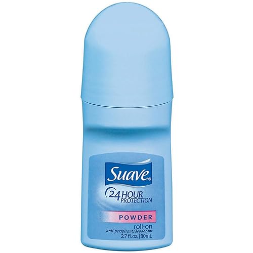 Suave Baby Powder Roll-On 2.7 Oz (12 Pack) - Gentle, Talc-Free Formula For Soft Skin