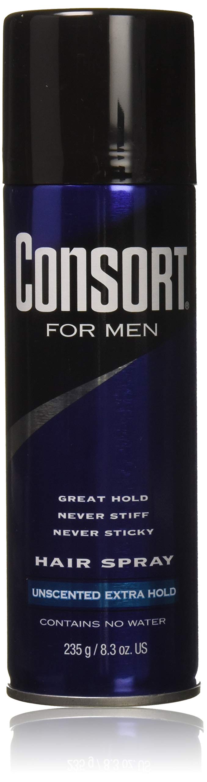 Consort For Men Unscented Hair Spray Extra Hold 8.30 Oz - Pack Of 3