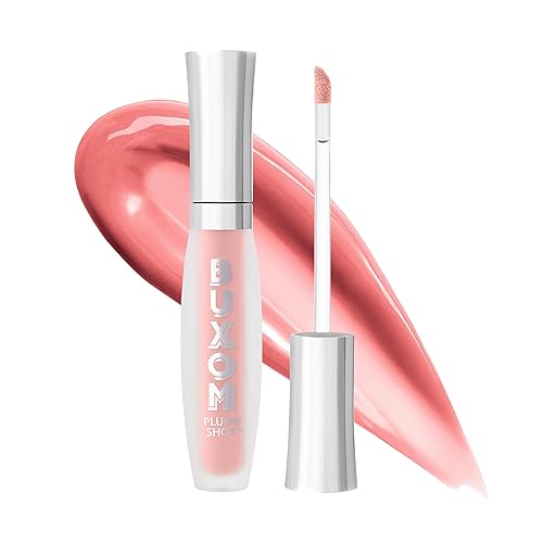 Buxom Plump Shot Lip Serum - Collagen-Infused Lip Plumping Gloss In Soft Blush, Full Size