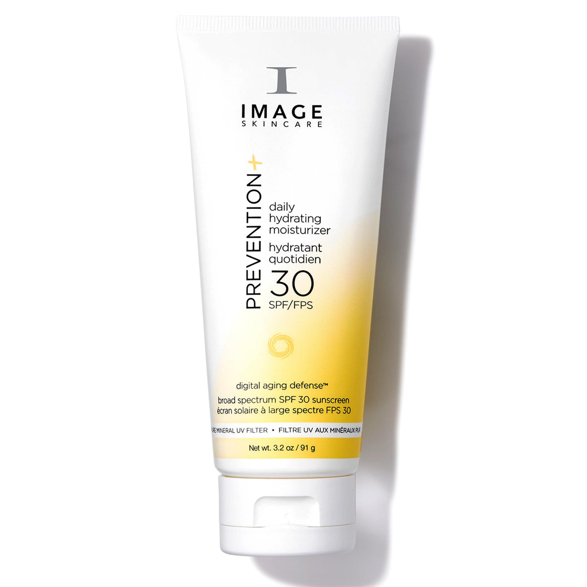 Image Skincare Daily Hydrating Moisturizer Spf 30, Zinc Oxide Sunscreen Lotion, 3.2 Oz